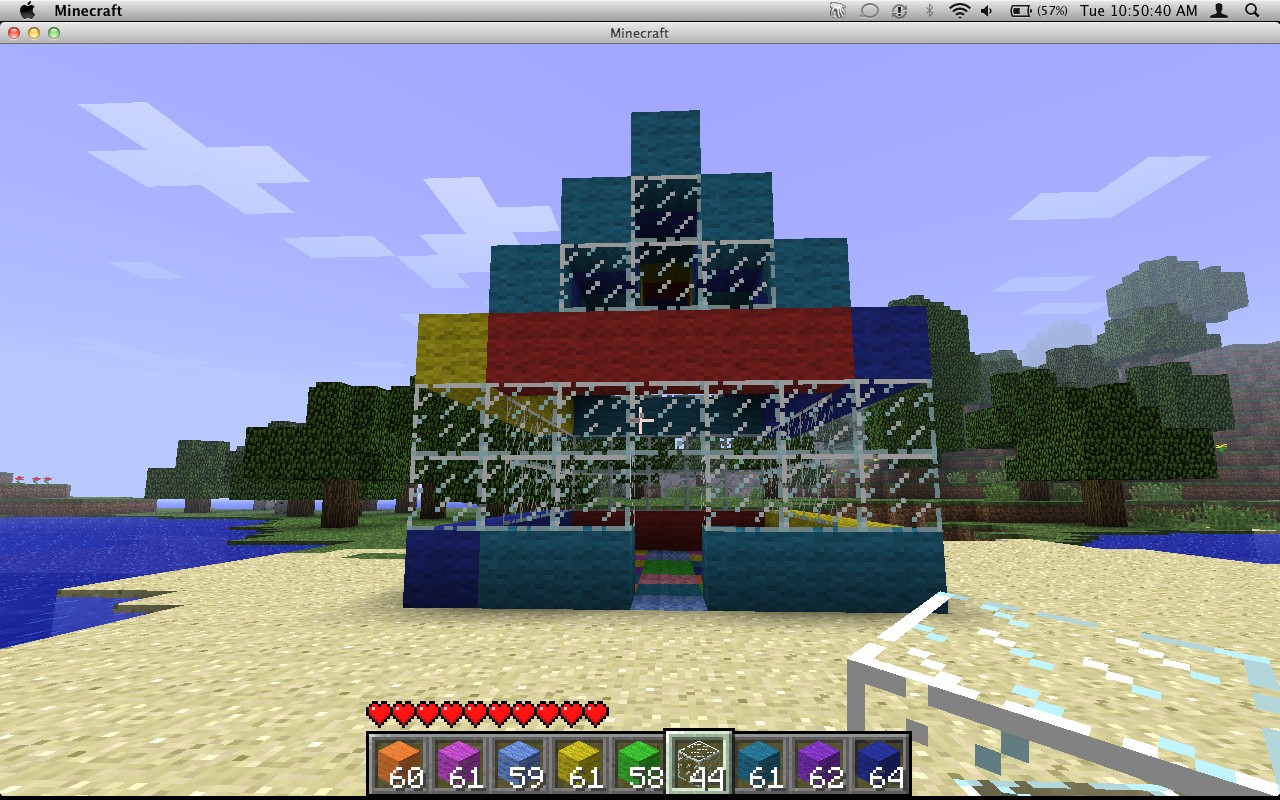 Rainbow House Minecraft Map
